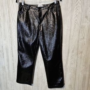 XLE Faux Leather Straight Leg Pants Y2K